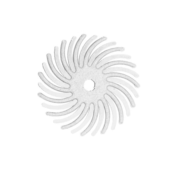 Dedeco Sunburst Disc Ø 16 mm weiß