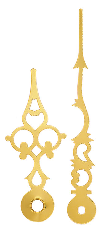 Großuhrzeiger gelb 87/60 mm Großuhrzeiger gelb 87/60 mm