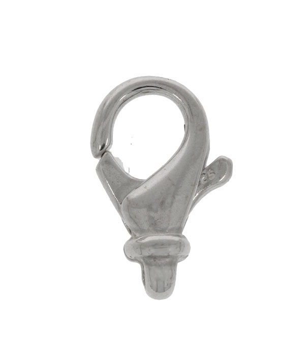 Schmuckkarabiner 16 mm mit fester Öse