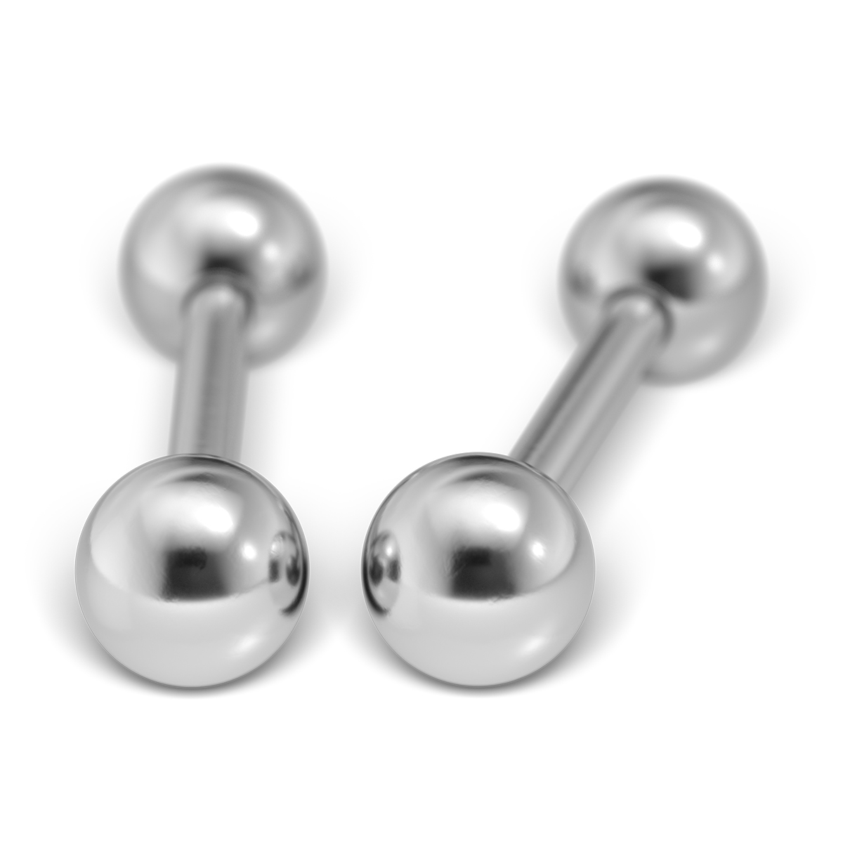 System 75 Erstohrstecker weiß