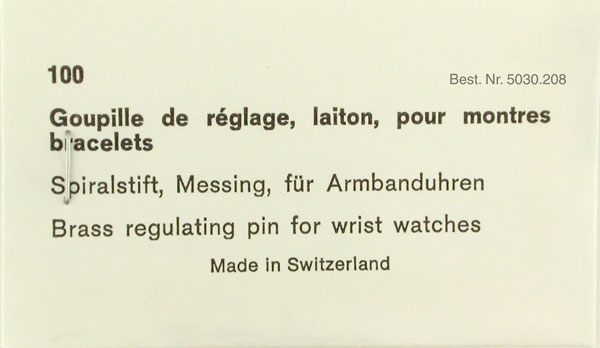 Spiralstifte Messing