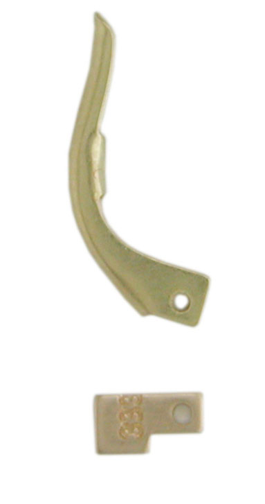 Bügel für Patentbrisuren mit Böckchen, groß, Gold 585 Bügel für Patentbrisuren mit Böckchen, groß, Gold 585