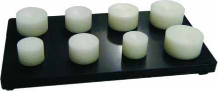 Aufnahmeplatte für 8 Druckstücke