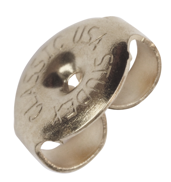 75991.F2 Ohrmuttern Titan Champagner