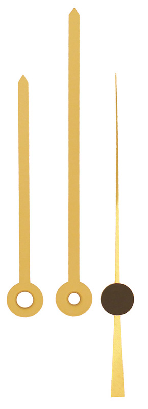 Großuhrzeiger gelb 90/70 mm Großuhrzeiger gelb 90/70 mm