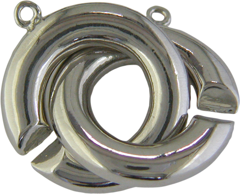 Schmuckschließe Metall vergoldet