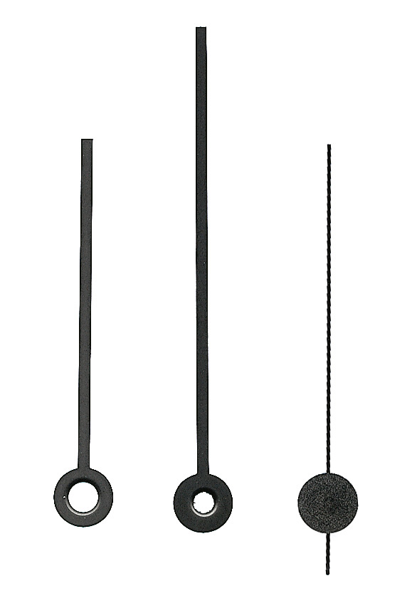 Großuhrzeiger schwarz 80/60 mm Großuhrzeiger schwarz 80/60 mm