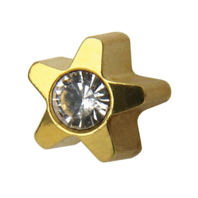 Medico Erstohrstecker vergoldet Medico Erstohrstecker vergoldet