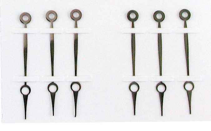 Taschenuhrzeiger Breguet schwarz Taschenuhrzeiger Breguet schwarz