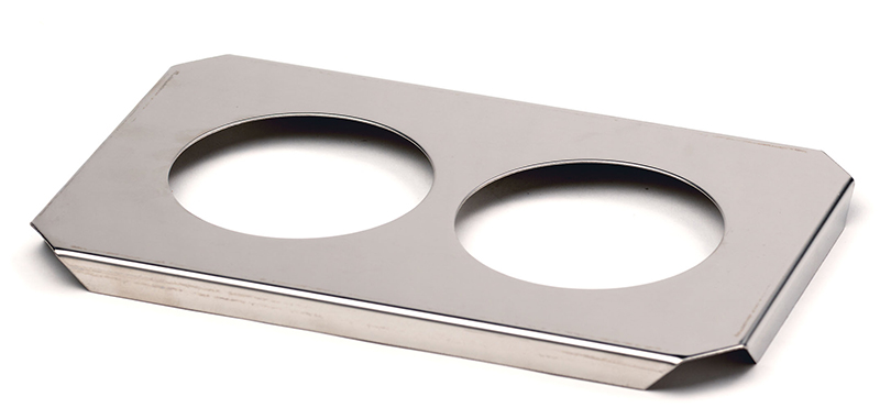 Lochdeckel für 2 Bechergläser