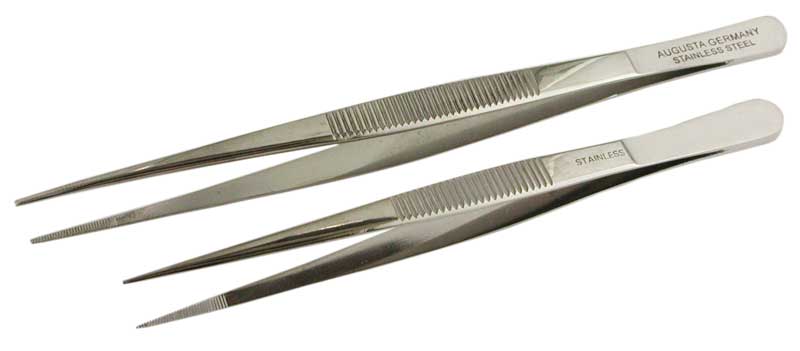 Sortiment Pinzetten Inox