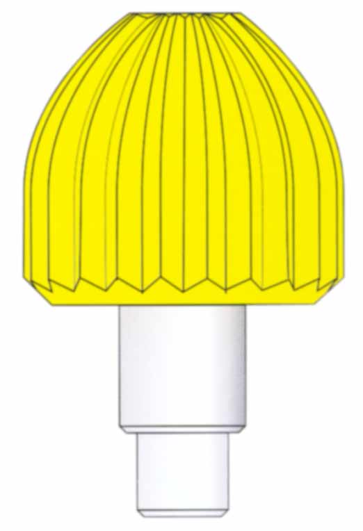 Schraubkrone vergoldet mit Tube und Dichtung