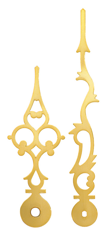 Großuhrzeiger gelb 121/87 mm