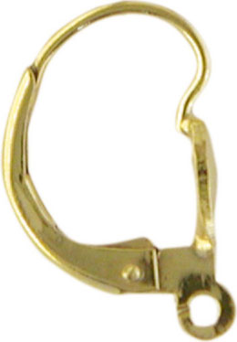 Brisuren mit Faconteil, Weißgold 585 Brisuren mit Faconteil, Weißgold 585