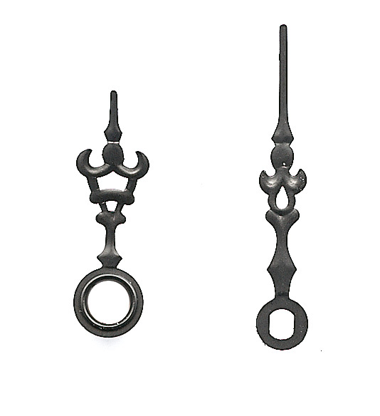 Großuhrzeiger schwarz 35/25 mm Großuhrzeiger schwarz 35/25 mm