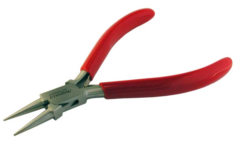 Rundzange Stahl poliert 130 mm