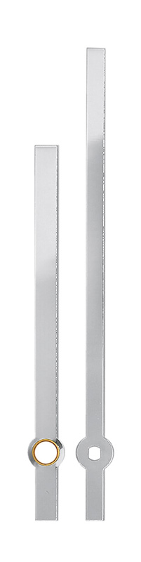 Großuhrzeiger silber 95/72 mm