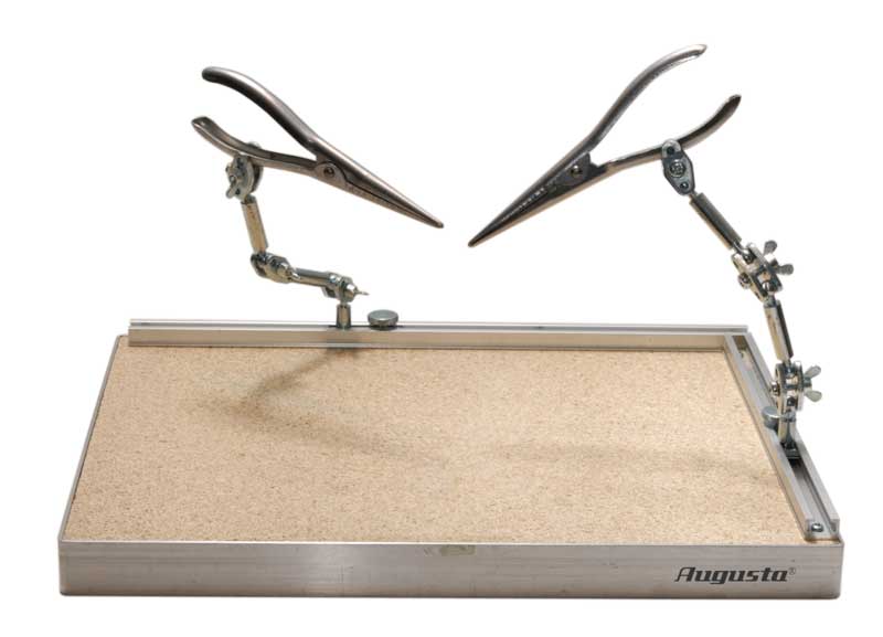 Lötplatte im Alurahmen