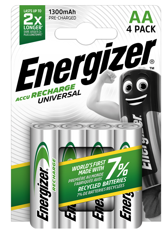 Energizer Mignon Akku Recharge Universal 1300 mAh