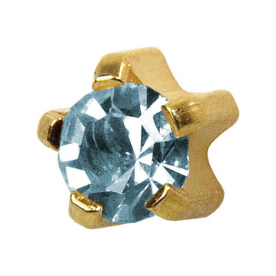 Medico Erstohrstecker vergoldet Medico Erstohrstecker vergoldet