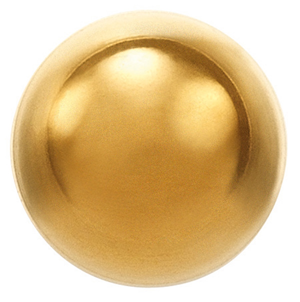 System 75 Erstohrstecker 18 kt Gelbgold