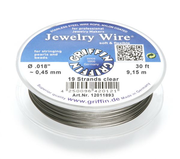 Griffin Jewelry Wire Ø 0,45 mm transparent Griffin Jewelry Wire Ø 0,45 mm transparent