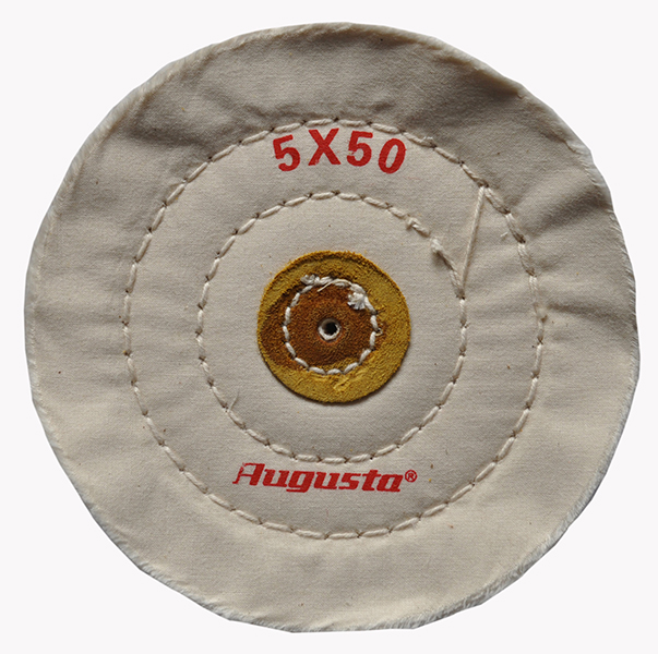 Schwabbelscheibe Muslin weiß Ø 125 mm