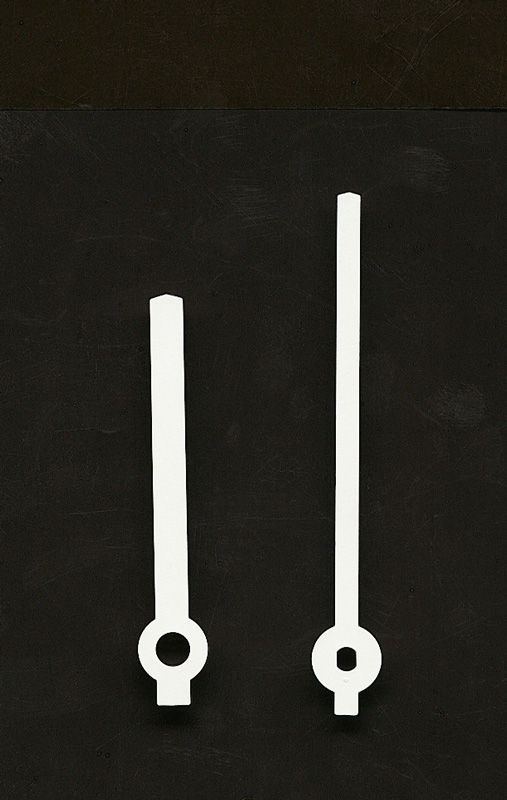 Großuhrzeiger weiß 67/51 mm