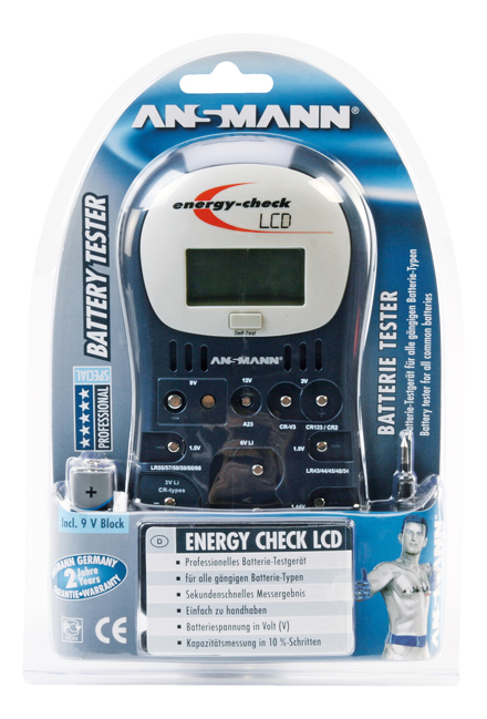 Ansmann Batterietester Energy Check LCD
