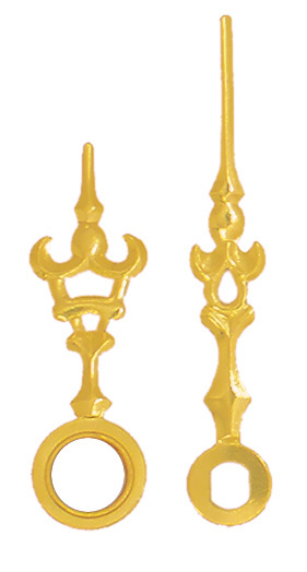 Großuhrzeiger gelb 35/25 mm