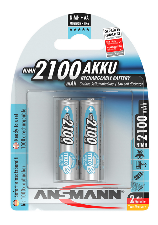 Ansmann Mignon Akku 2100 mAh