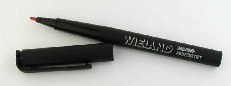 Abdeckfaserstift rot