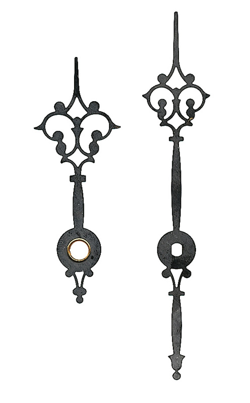 Großuhrzeiger schwarz 65/54 mm Großuhrzeiger schwarz 65/54 mm